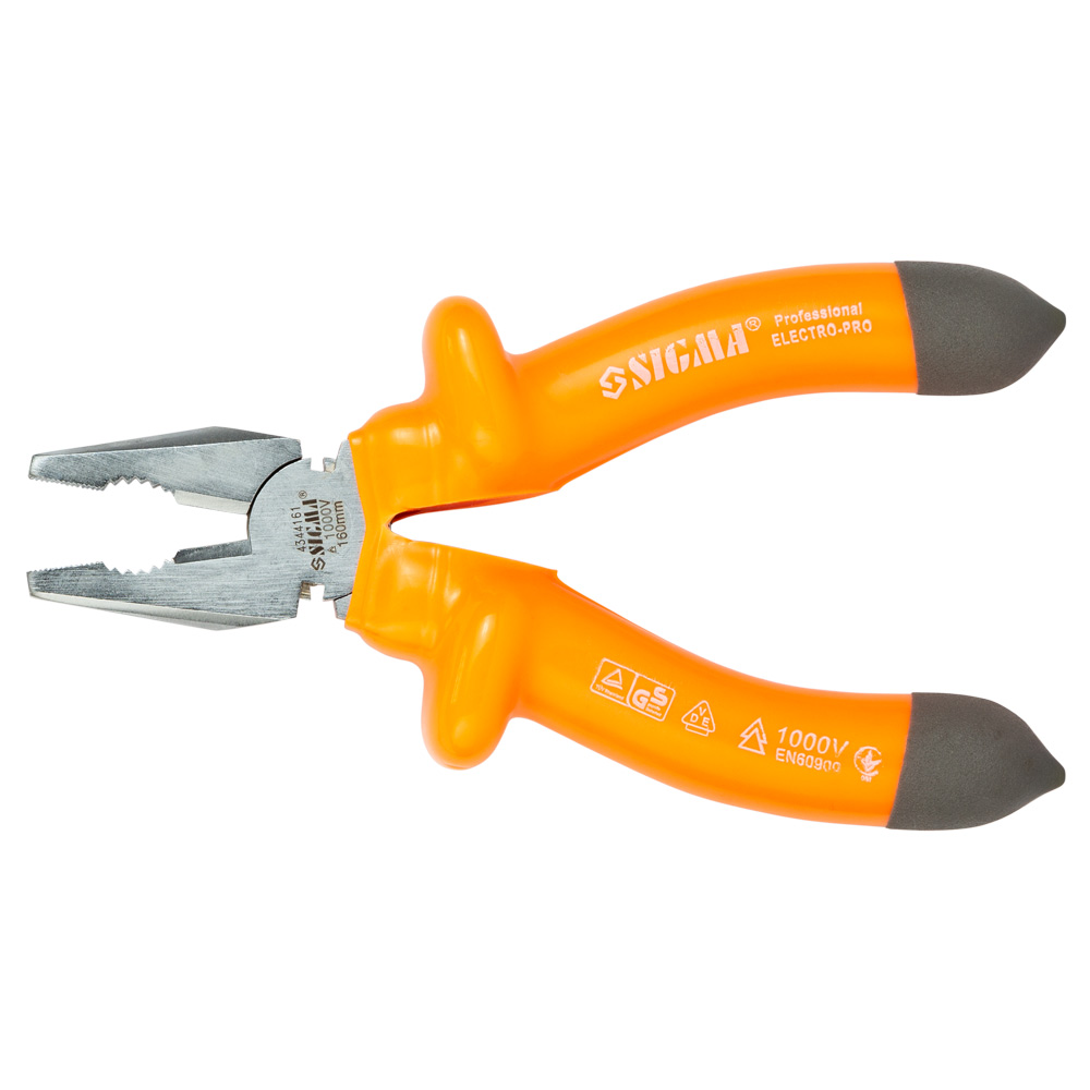 Плоскогубці Sigma 1000В діелектричні 160 мм
