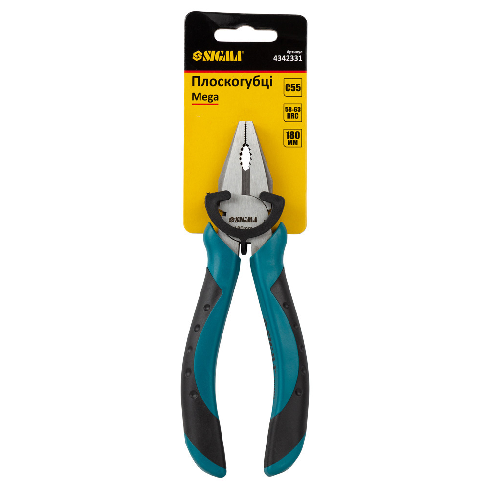 Плоскогубці Sigma Mega 180 мм