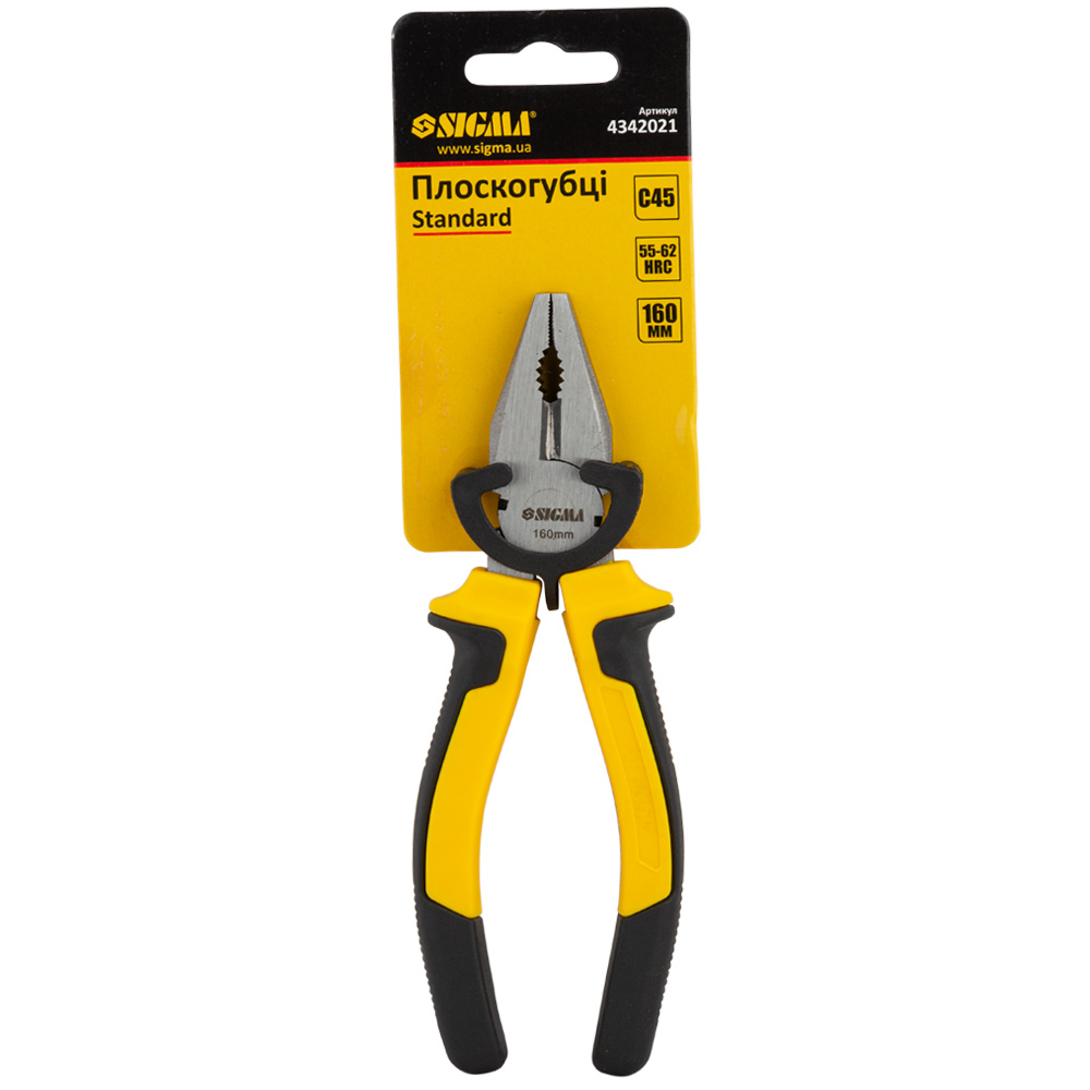 Плоскогубці Sigma Standard 160 мм