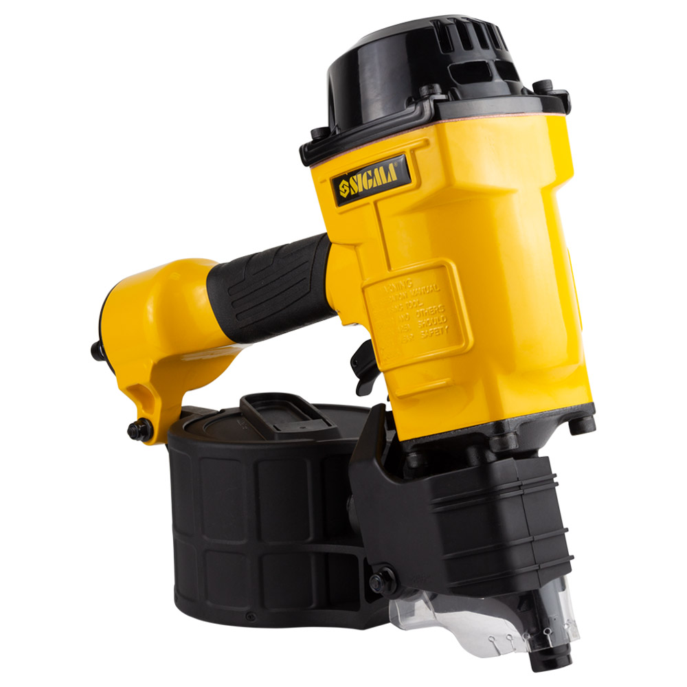 Пневмопістолет Sigma цвяхозабивний котушковий 1.56л/удар 8бар цвяхи 45-70 мм