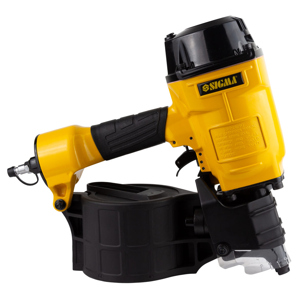 Пневмопістолет Sigma цвяхозабивний котушковий 1.56л/удар 8бар цвяхи 45-70 мм