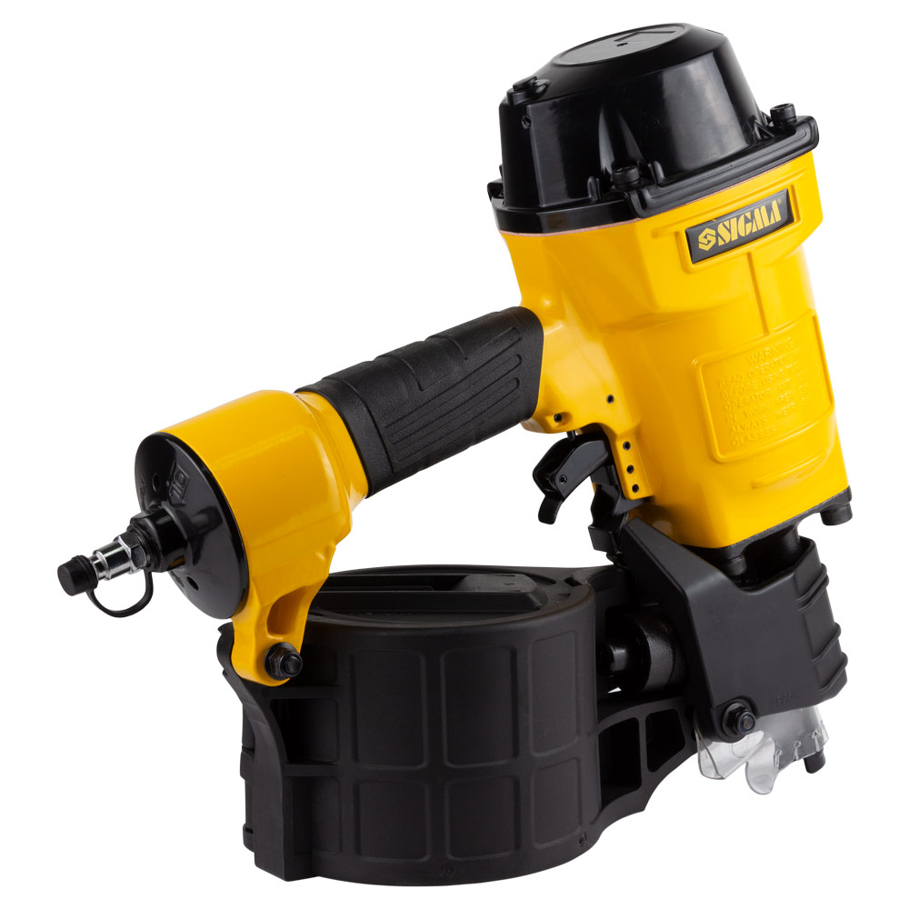 Пневмопістолет Sigma цвяхозабивний котушковий 1.56л/удар 8бар цвяхи 45-70 мм