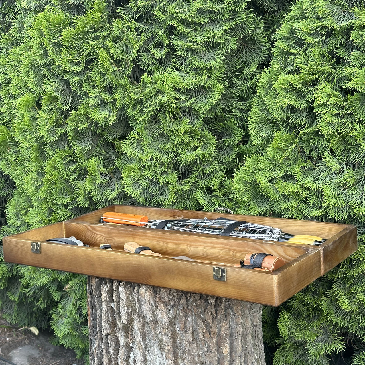 Подарочный набор Mzavod Мастер BBQ темный