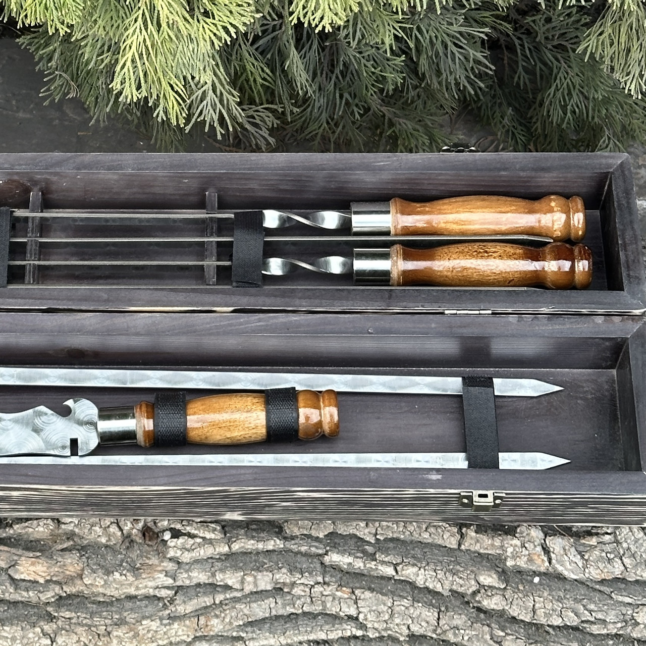 【日本製】木製アタッシュケース SHOGUN（将軍）玉杢調 鍵なし 日本製】木製アタッシュケース SHOGUN（将軍）玉杢調 鍵なし|mercari
