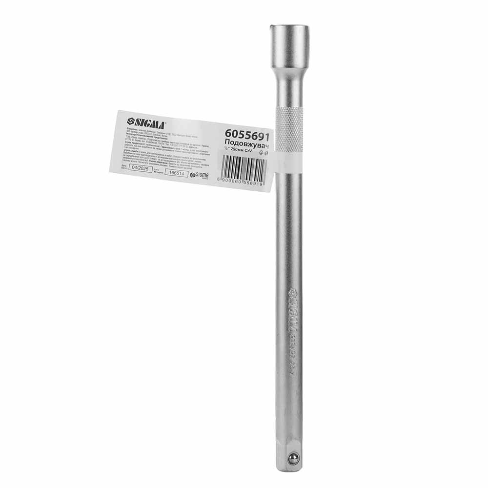 Подовжувач Sigma CrV 1/2" 250 мм