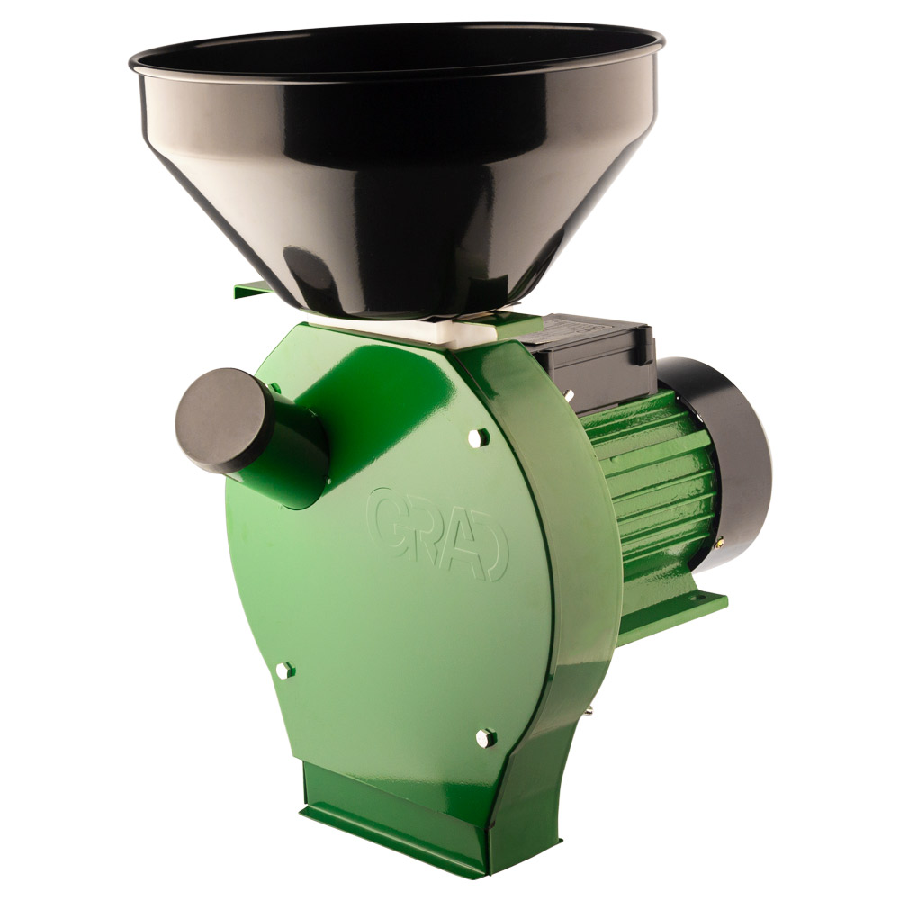 Подрібнювач зерна Grad 2.5кВт до 230 кг/год (зернові, качани)