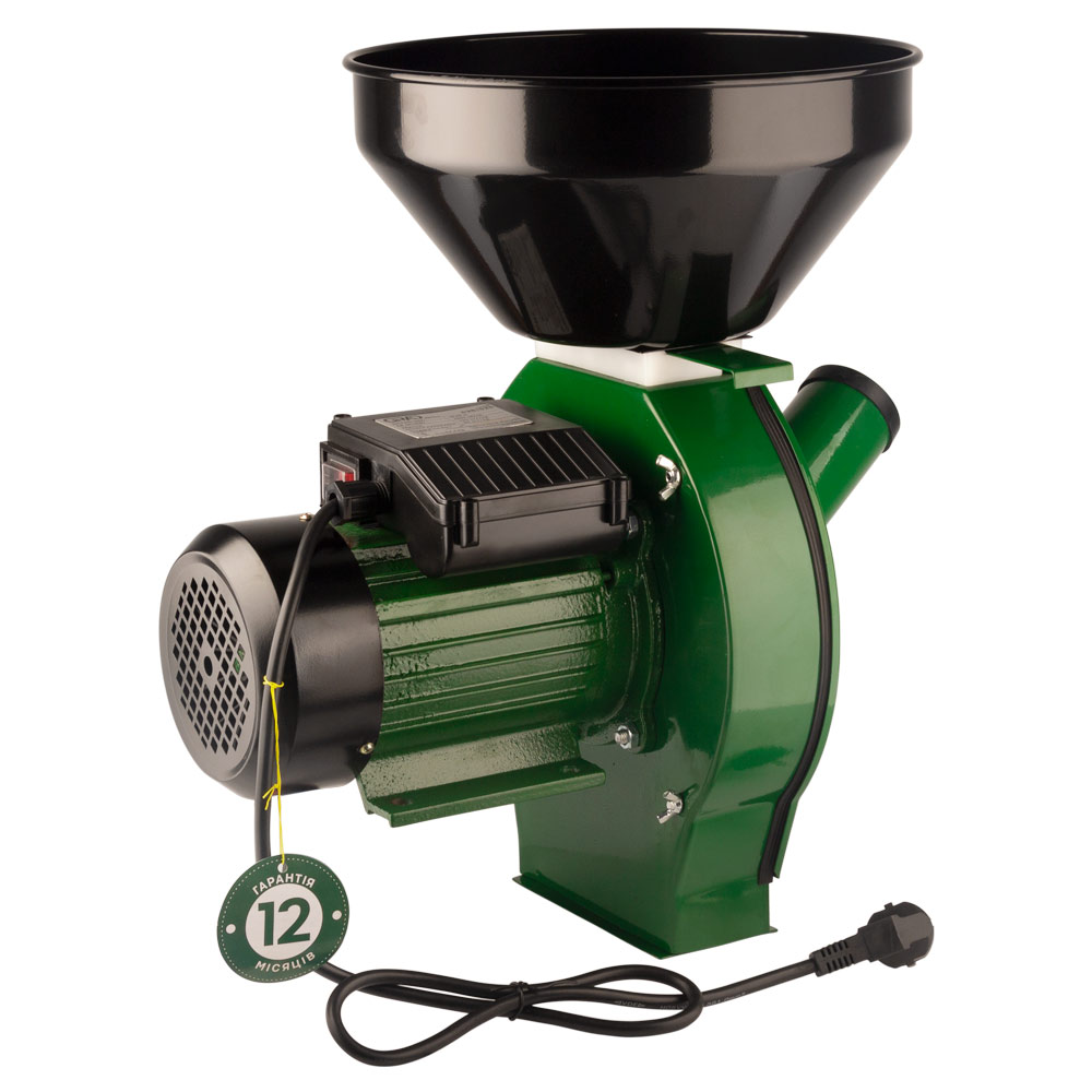 Подрібнювач зерна Grad 2.5кВт до 230 кг/год (зернові, качани)