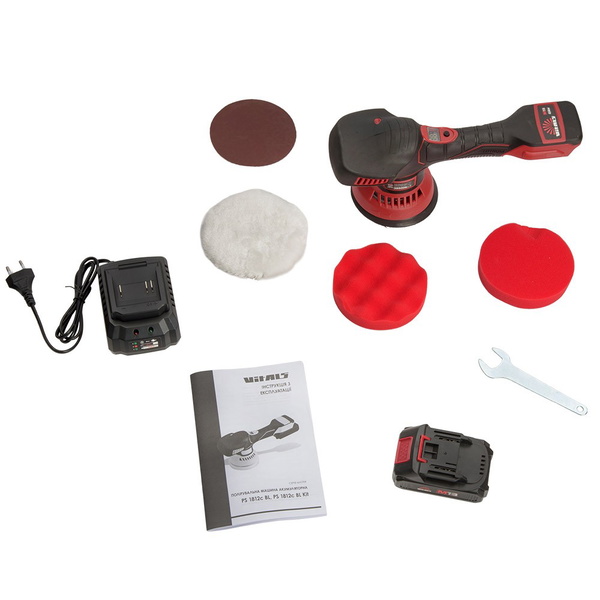 Полировальная машина аккумуляторная Vitals Master PS 1812c BL Kit