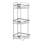 Полиця кутова Lidz Oreo 0606 3 ярусна Chrome (LDORE0606CRM32484)