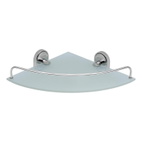 Полиця кутова Lidz Oreo 1001 скляна Chrome (LDORE1001CRM22180)