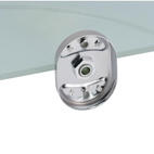 Полиця кутова Lidz Oreo 1001 скляна Chrome (LDORE1001CRM22180)