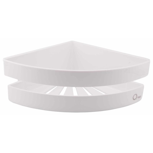 Полиця кутова Qtap Police пластикова White (QTPL01)