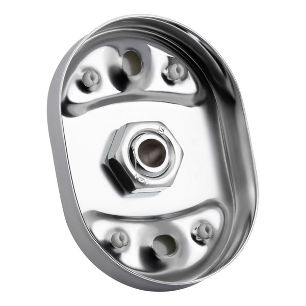 Полка универсальная Lidz Oreo 0901 стеклянная (52 х 12 см) Chrome (LDORE0901CRM22178)