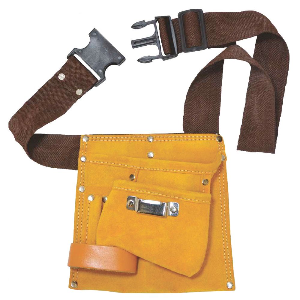 Пояс слюсарний Grad (шкіряний) 5 кишень