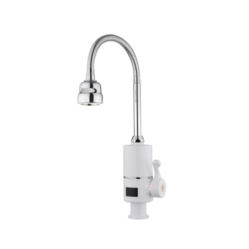 Проточный кран-водонагреватель для кухни на три режима Lidz Warm 062 White/Chrome (LDWAR062WCR49099)