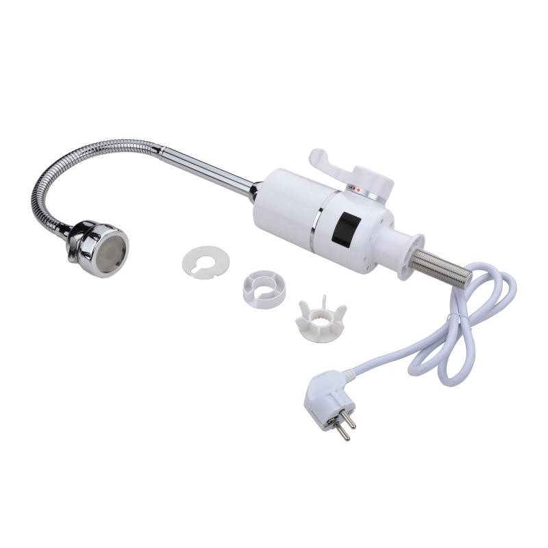 Проточный кран-водонагреватель для кухни на три режима Lidz Warm 062 White/Chrome (LDWAR062WCR49099)
