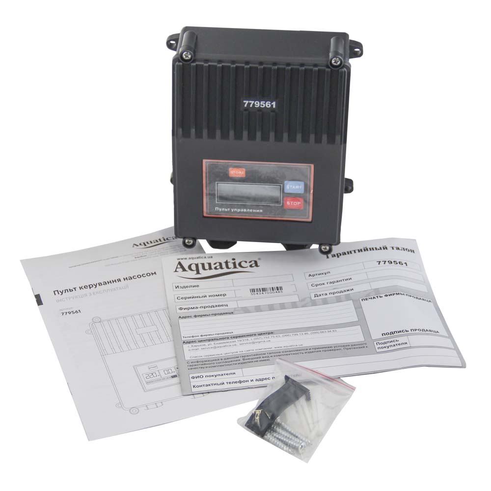 Пульт управління Aquatica насосом з функціями захисту 220В 0.37-2.2кВт