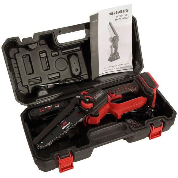 Пила цепная аккумуляторная Vitals AKZ 1815-1n BL Kit