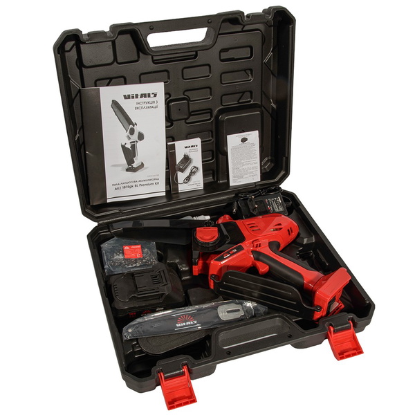 Пила цепная аккумуляторная Vitals Master AKZ 1815gk BL Premium Kit
