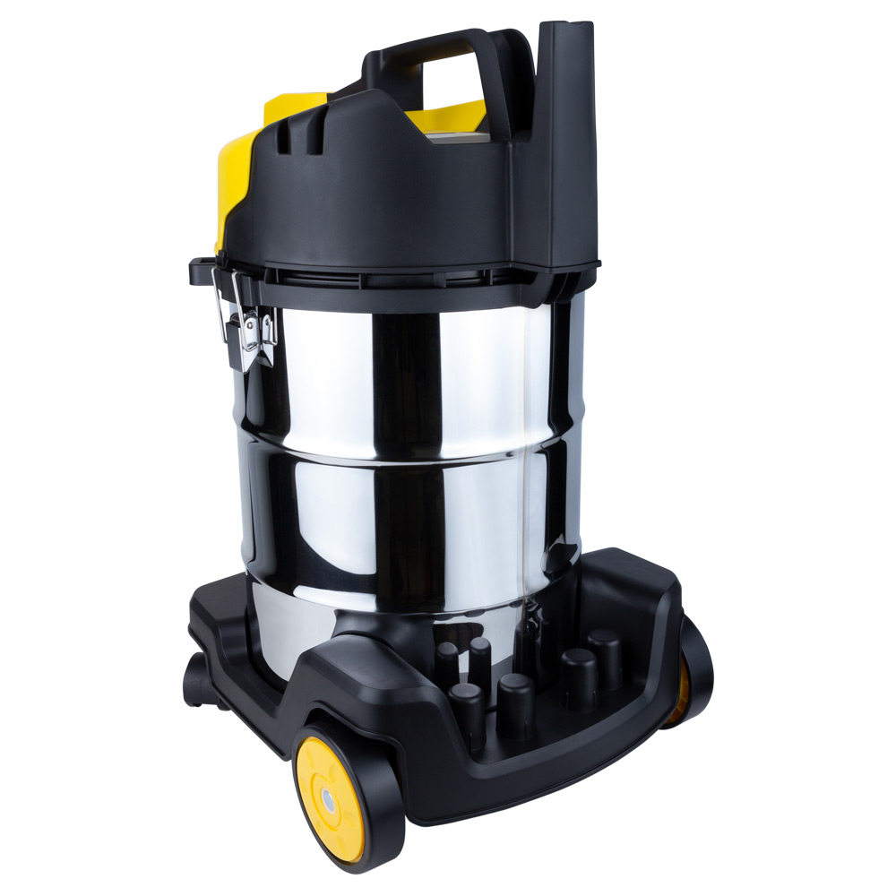 Пылесос Vortex строительный 1400Вт 3.2 м 3 м³/мин 22КПа нержавеющий бак 30 л