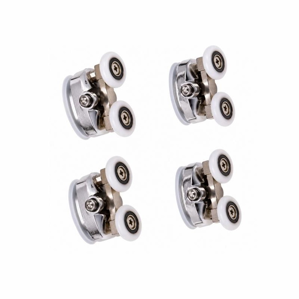 Комплект подвійних роликів Qtap Presto CRM 1088SP5,1099SP5, хром 2 шт. низ + 2 шт. верх
