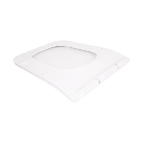 Сиденье для унитаза Qtap (Crow 640) 460 x 350 x 47 мм, White, с микролифтом, Slim Duroplast, Quick Release (QTSC179W48700)