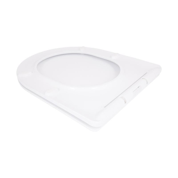 Сиденье для унитаза Qtap (Jay 640, Swan 640) 422 x 360 x 30 мм, White, с микролифтом, Slim Duroplast, Quick Release (QTSC179W48699)