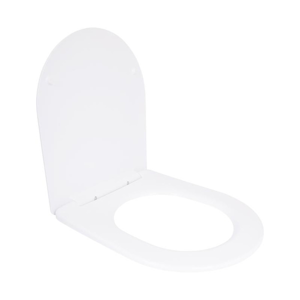 Сиденье для унитаза Qtap (Jay 640, Swan 640) 422 x 360 x 30 мм, White, с микролифтом, Slim Duroplast, Quick Release (QTSC179W48699)