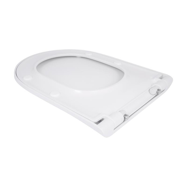 Сиденье для унитаза Qtap (Robin 520, Scorpio 520) 465 x 363 x 60 мм, White, с микролифтом, Slim Duroplast, MagLock (QTSC179W48916)
