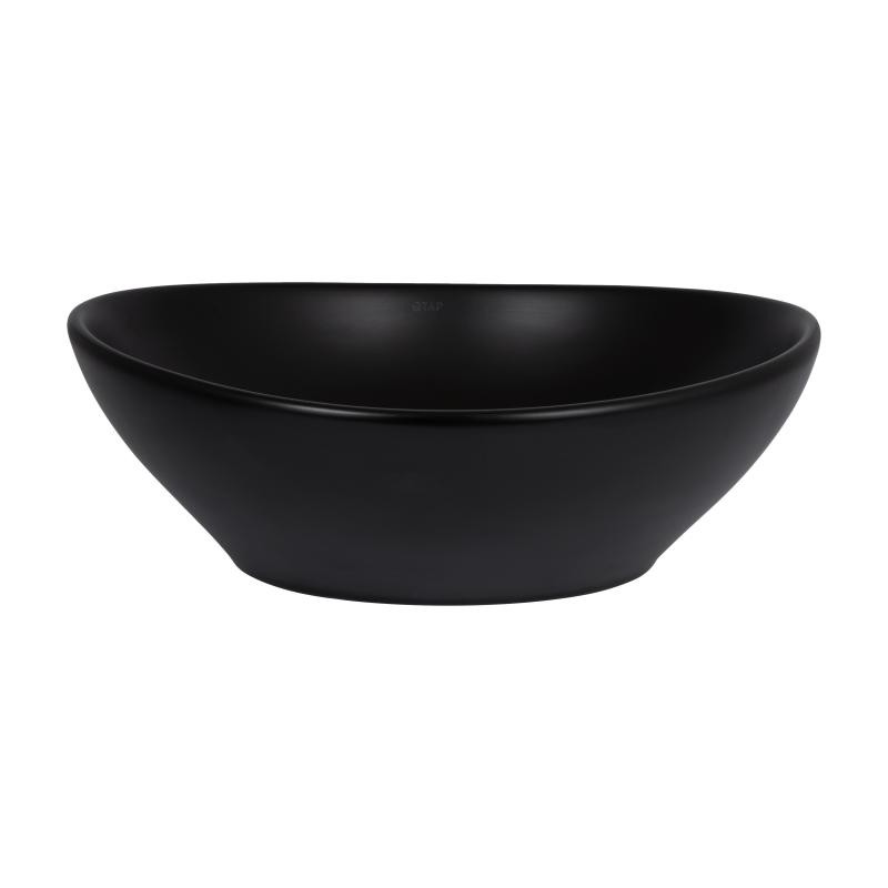 Раковина-чаша Qtap Dove 415x340x140 Matt black (QT06116062AMB)