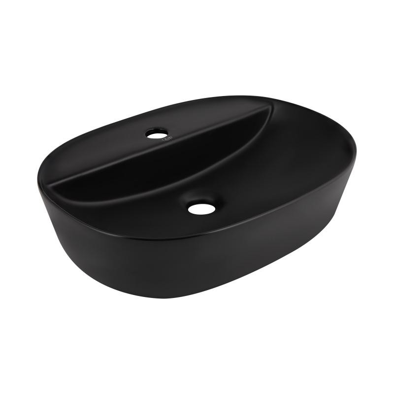 Раковина-чаша Qtap Scorpio 500x380x120 Matt black (QT146533MB)