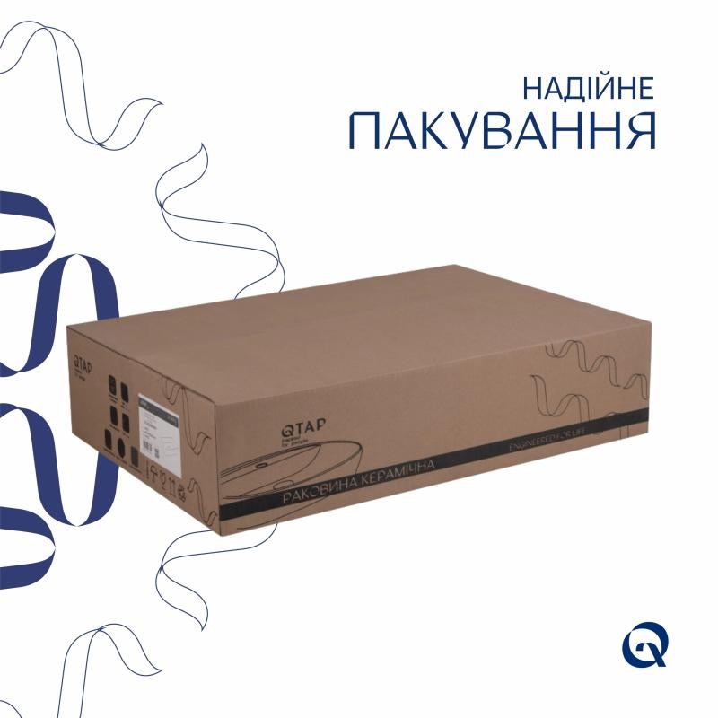 Раковина-чаша Qtap Scorpio (550 x 390 x 120) White (QT14112243WN)