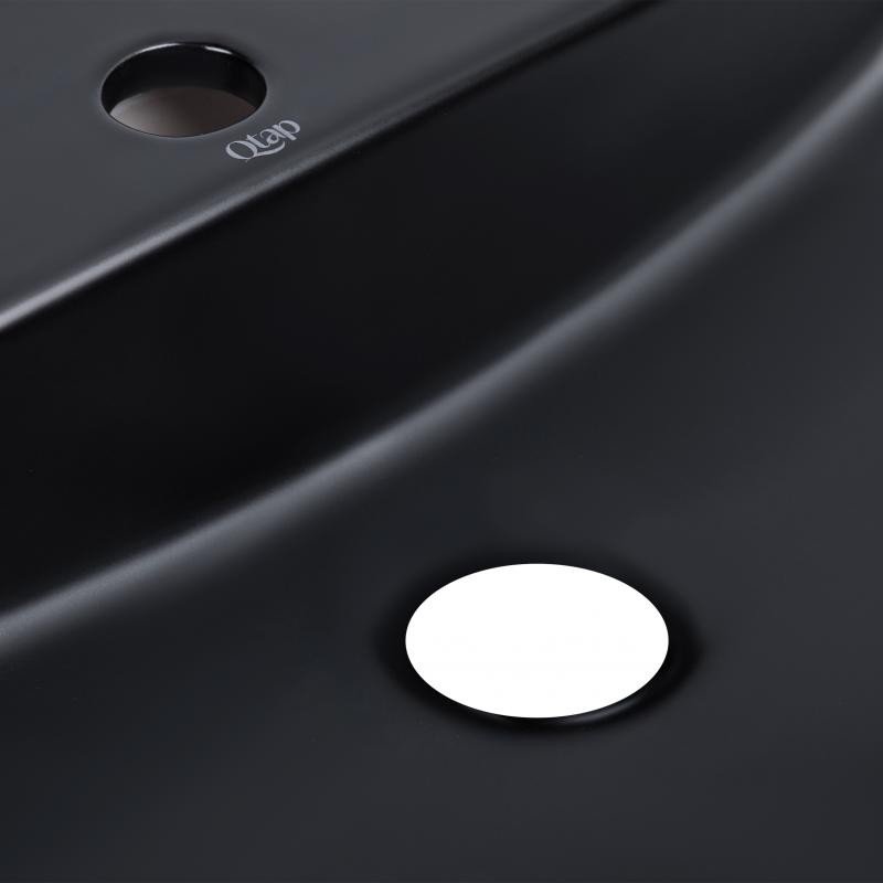 Раковина-чаша Qtap Scorpio 600х400х120 Matt black (QT142203MBMBN)