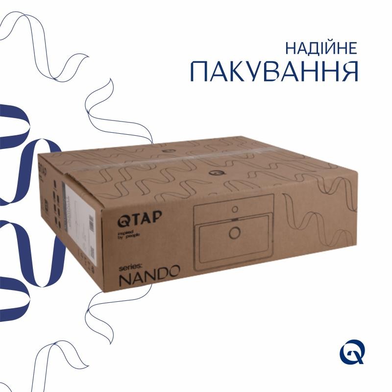 Раковина Qtap Nando LT 500х420х130 White (QT12116146AW)