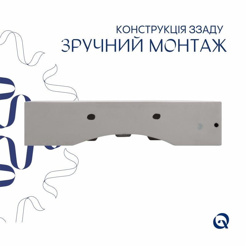 Раковина Qtap Nando LT 610х420х140 White (QT12116146W)