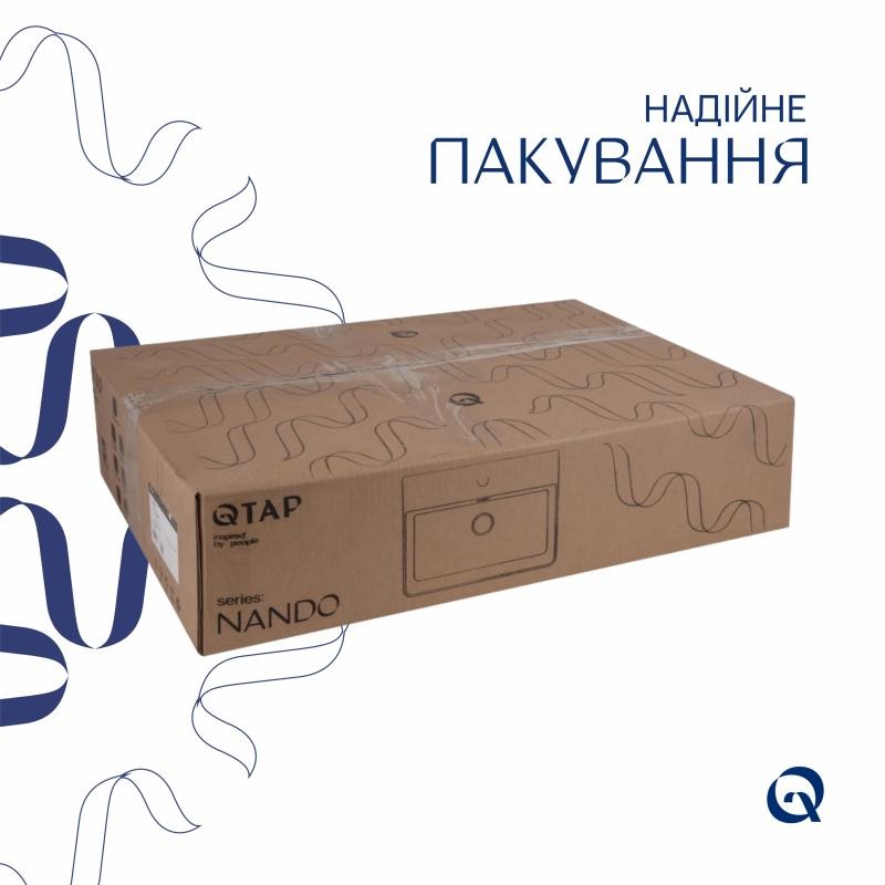 Раковина Qtap Nando LT 610х420х140 White (QT12116146W)