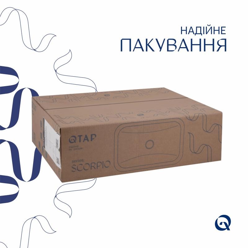 Раковина Qtap Scorpio 510 х 390 х 145 White (QT1411K490WN)
