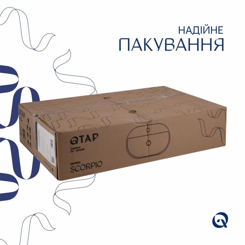 Раковина Qtap Scorpio 600х400х120 White (QT14118045W)