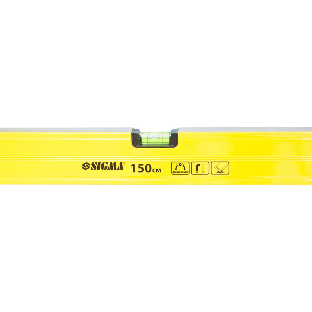 Рівень магнітний Sigma 3 капсули + вічко 150 см