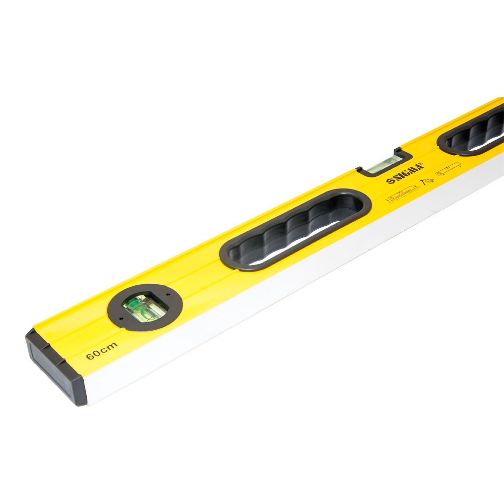 Рівень Sigma з поворотною капсулою, 2 рукоятки 60 см