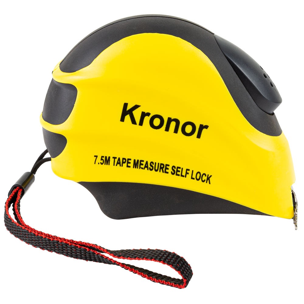 Рулетка Kronor магнитная обрезиненная с автостопом 7.5 м х 25 мм