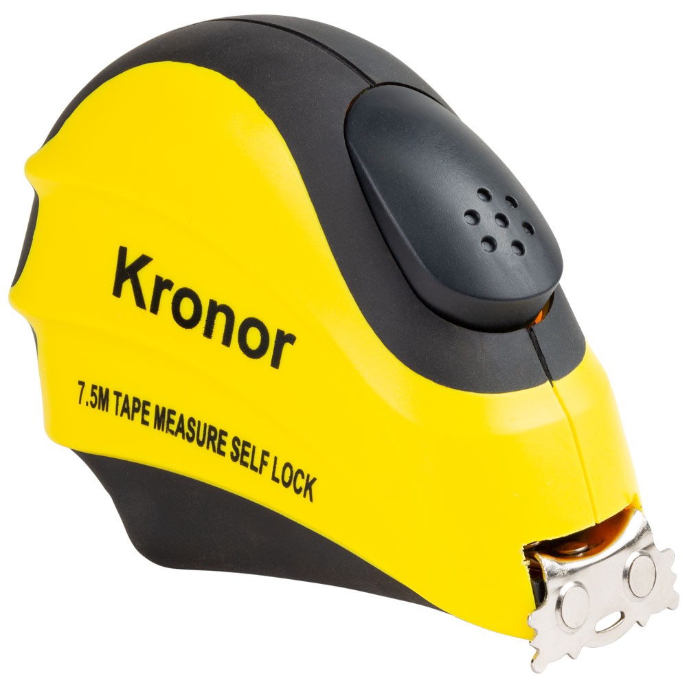 Рулетка Kronor магнитная обрезиненная с автостопом 7.5 м х 25 мм