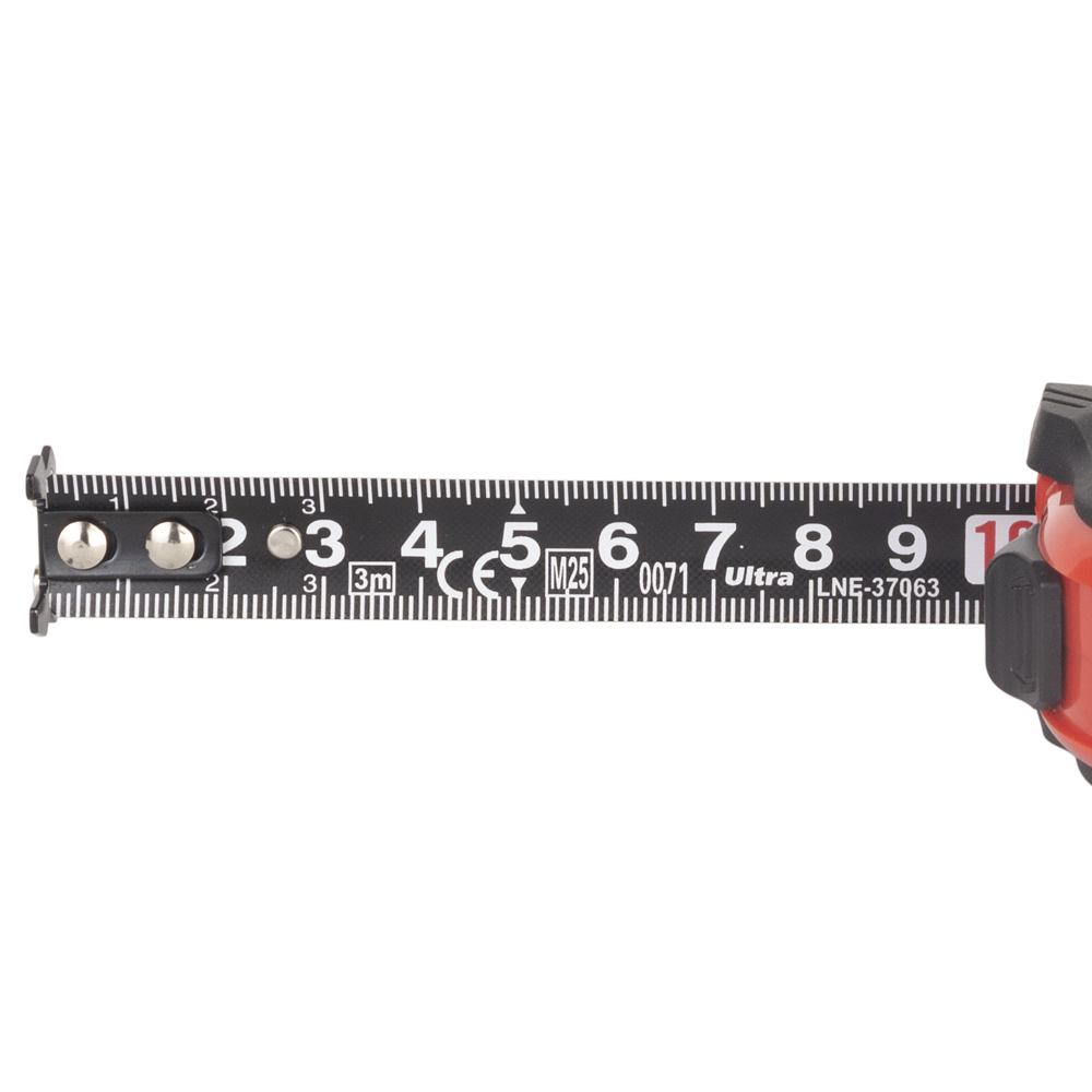 Рулетка Ultra Extra магнітна обгумована нейлонове покриття двостороннє полотно/зачіп 3 м х 16 мм