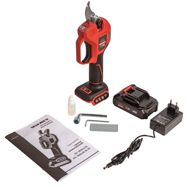 Секатор акумуляторний Vitals Master AG 1830cdk BL Kit