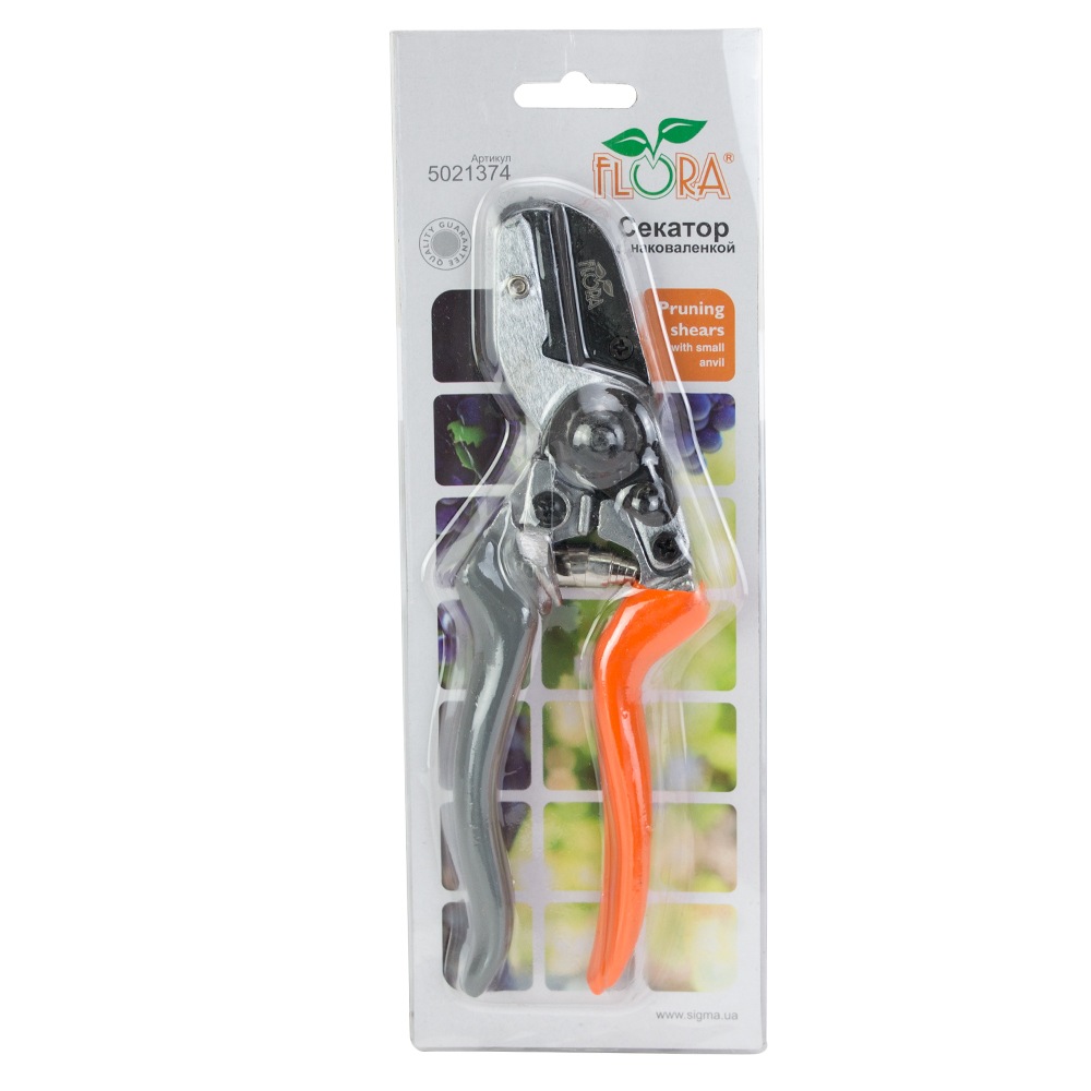Секатор Flora з ковадлом 200 мм