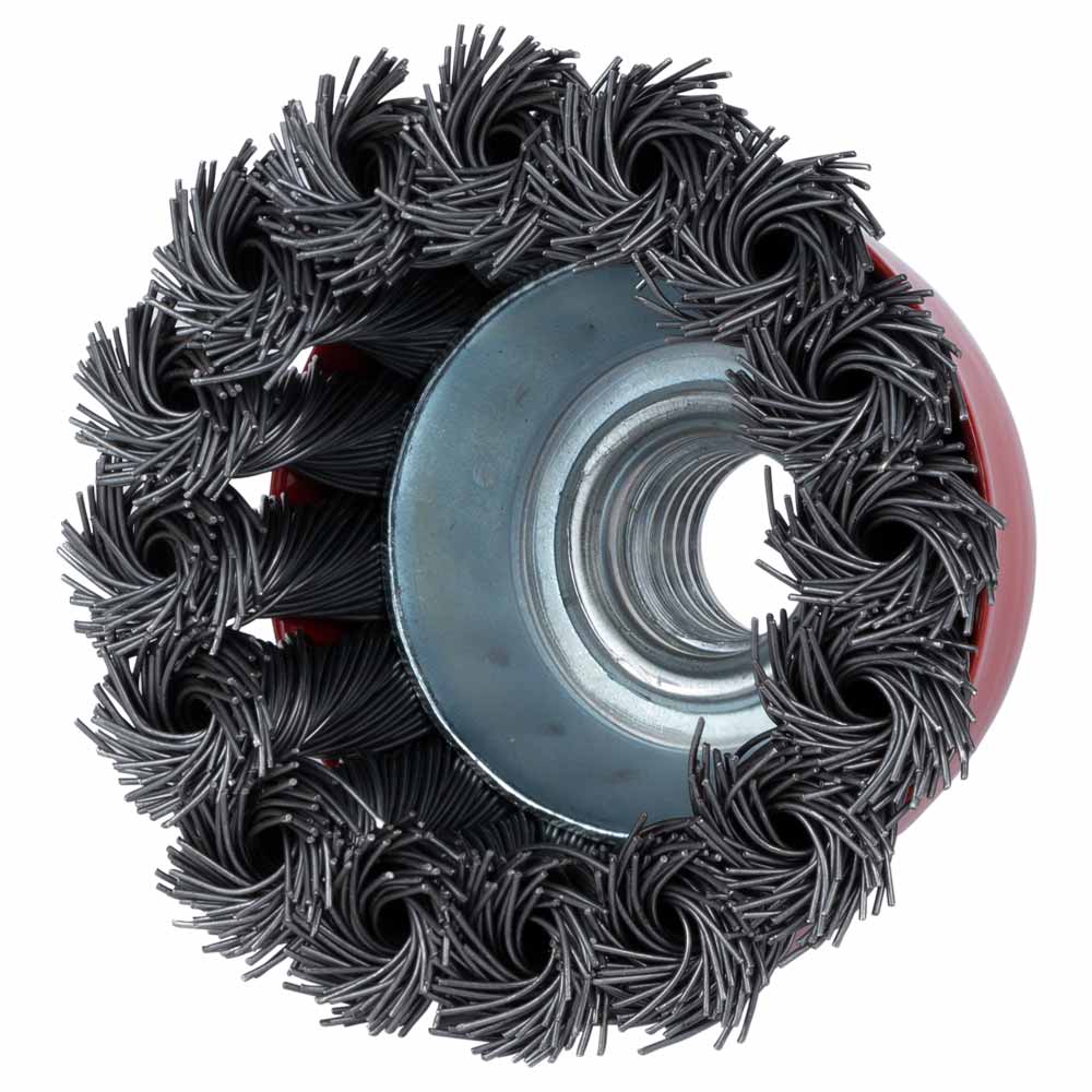 Щітка дротяна Sigma чашоподібна Ø65 мм М14 х 2 мм (сталева кручена)