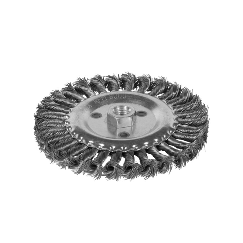 Щітка дротяна Sigma дископодібна Ø115 мм М14 х 2 мм (сталева кручена)