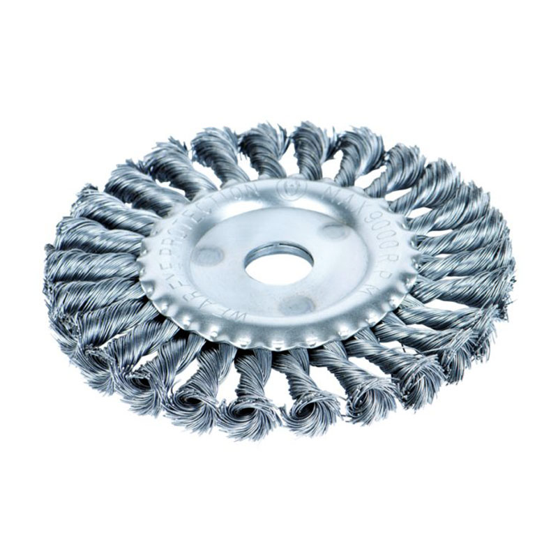 Щітка дротяна Sigma дископодібна Ø125 мм Ø22.2 мм (сталева кручена)