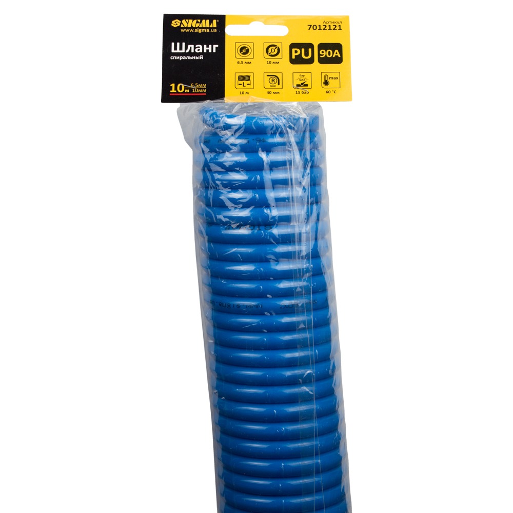 Шланг Grad спіральний поліетиленовий (PЕ) 20 м 6.5 х 10 мм