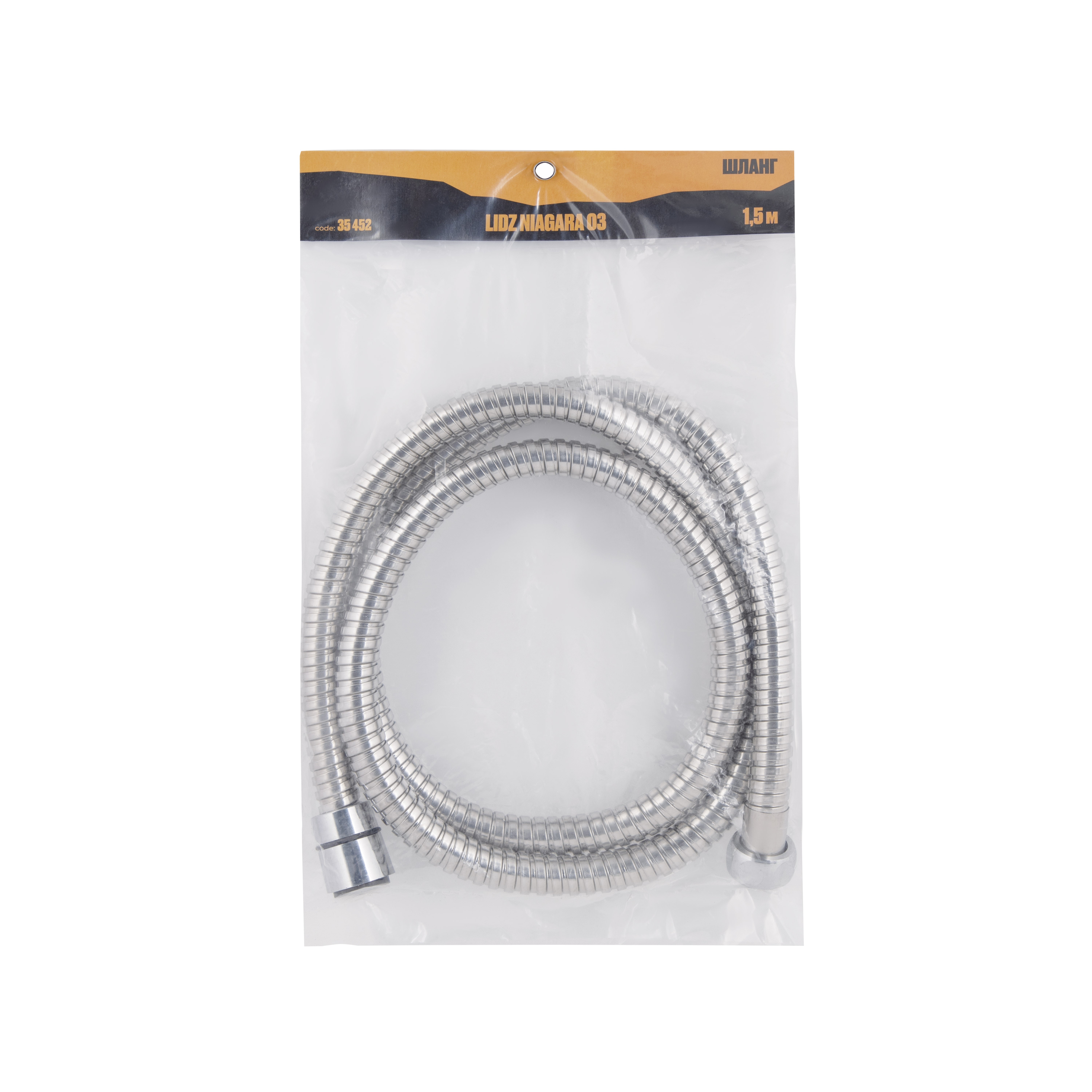 Шланг Lidz Niagara 03 1,5 м Chrome (LDNIA03CRM35452)